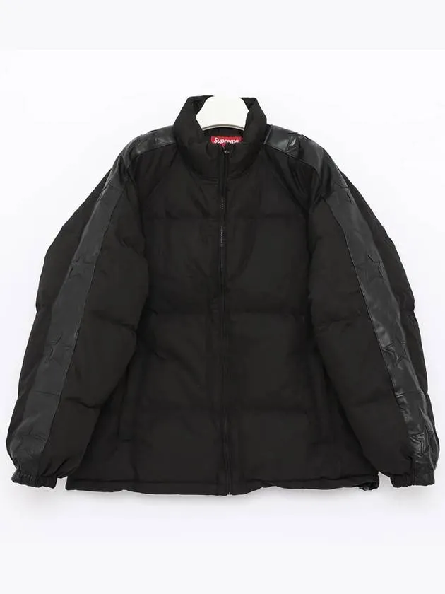FW23J48 BLACK padded jacket