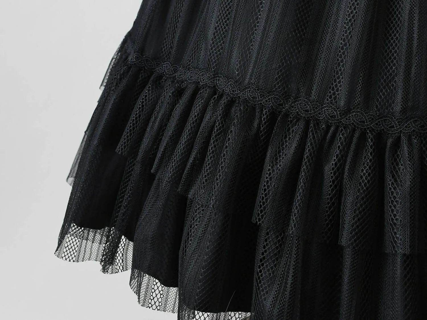 Garden of the Insomnia Night - Gothic Lace Long Skirt