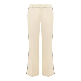Gucci Grosgrain-Trimmed Bootcut Pants