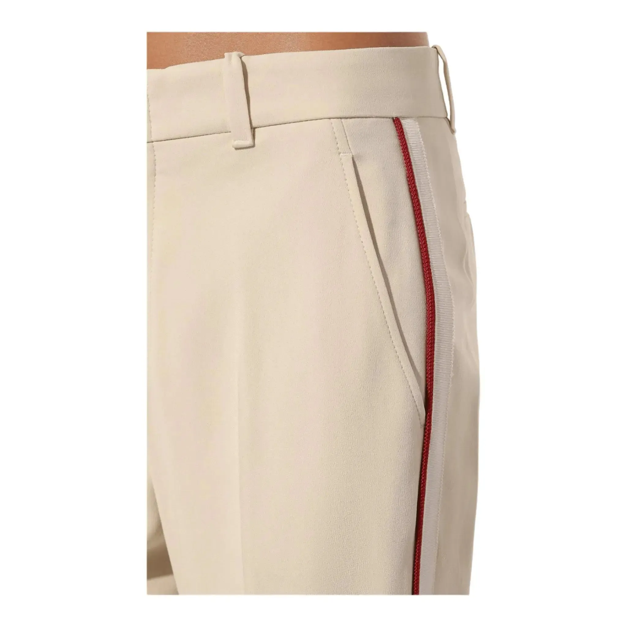 Gucci Grosgrain-Trimmed Bootcut Pants