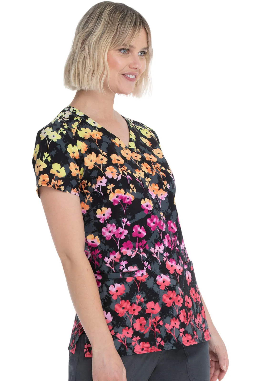 HeartSoul Prints - Women's V-Neck Print Top