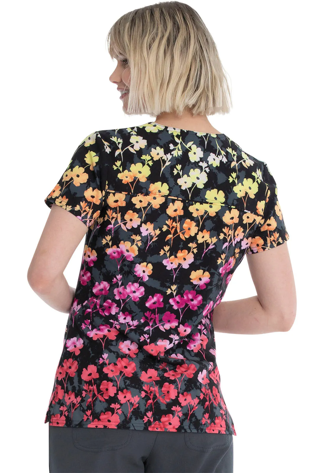 HeartSoul Prints - Women's V-Neck Print Top