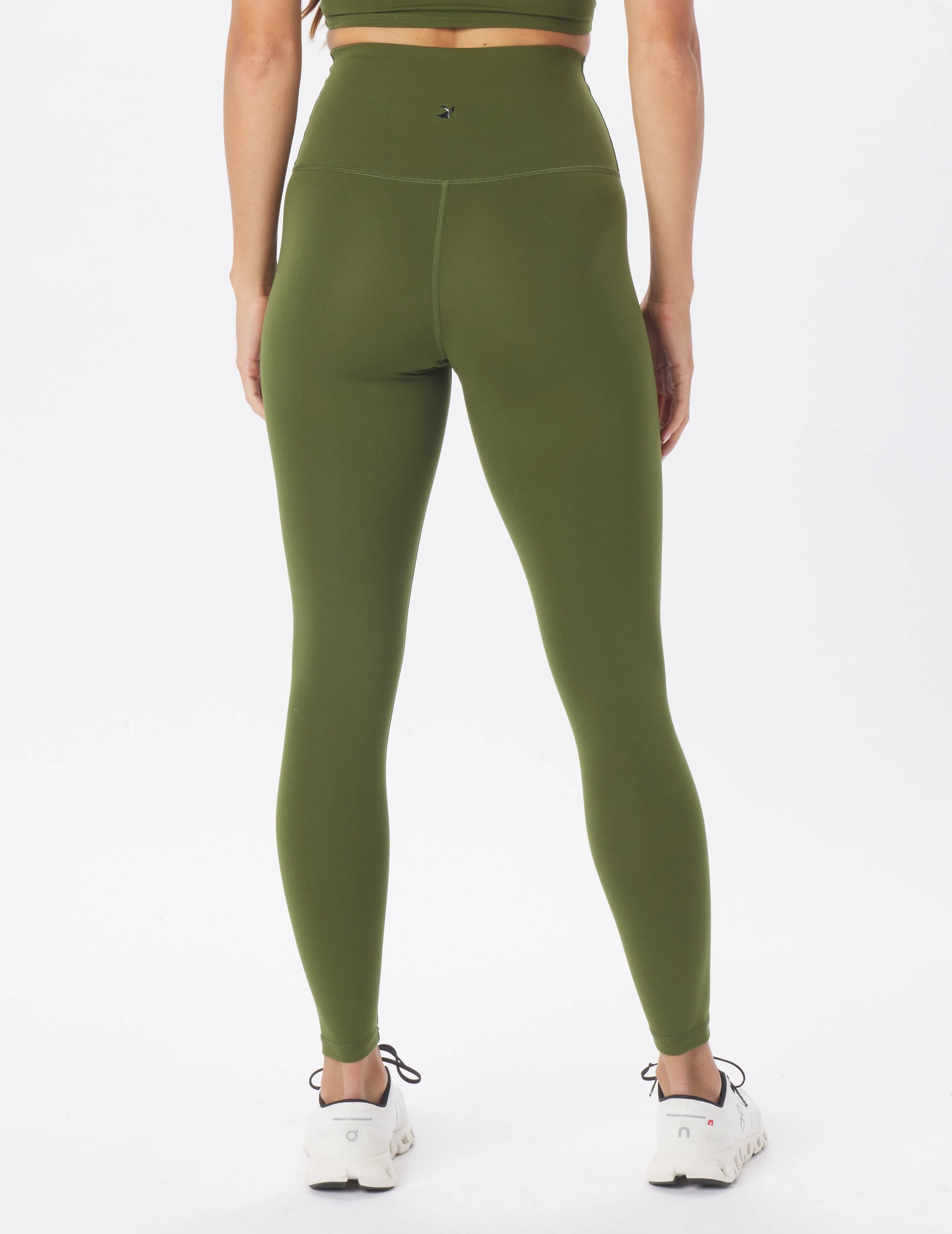High Waist Pure 7/8 Legging: Chive