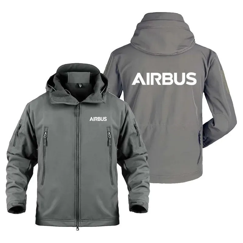 Hooded Man Coat Jacket Military