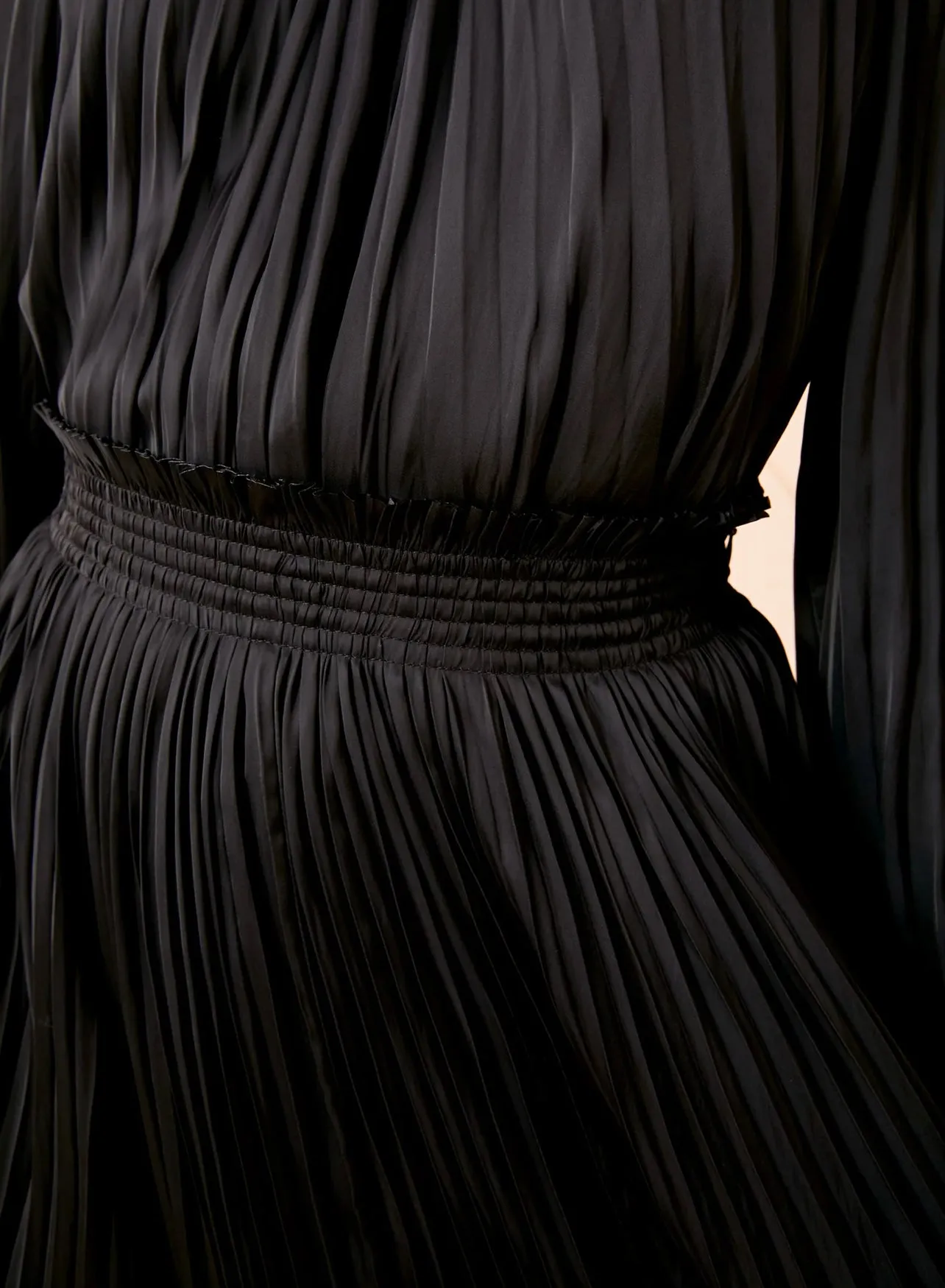 Krista Pleated Maxi Skirt