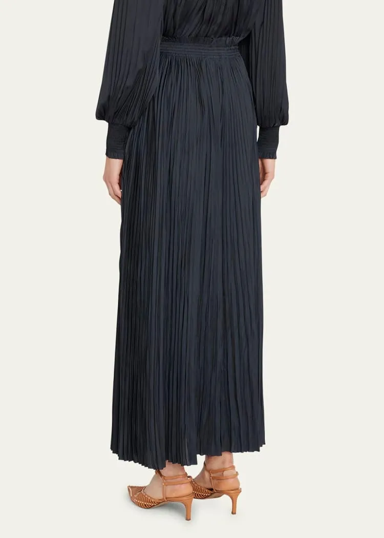 Krista Pleated Maxi Skirt