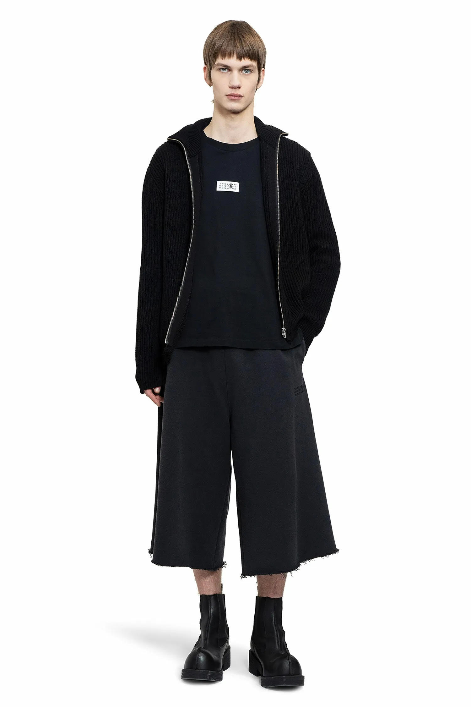 MM6 MAISON MARGIELA MAN BLACK SHORTS & SKIRTS