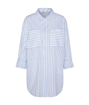 Nicola Striped Relaxed Long-Sleeved Shirt - Multi