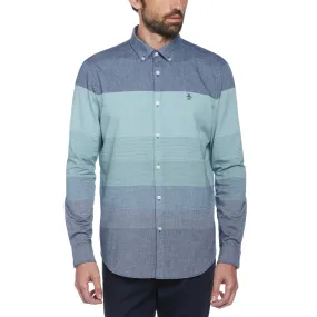 Ombre Color Block Shirt