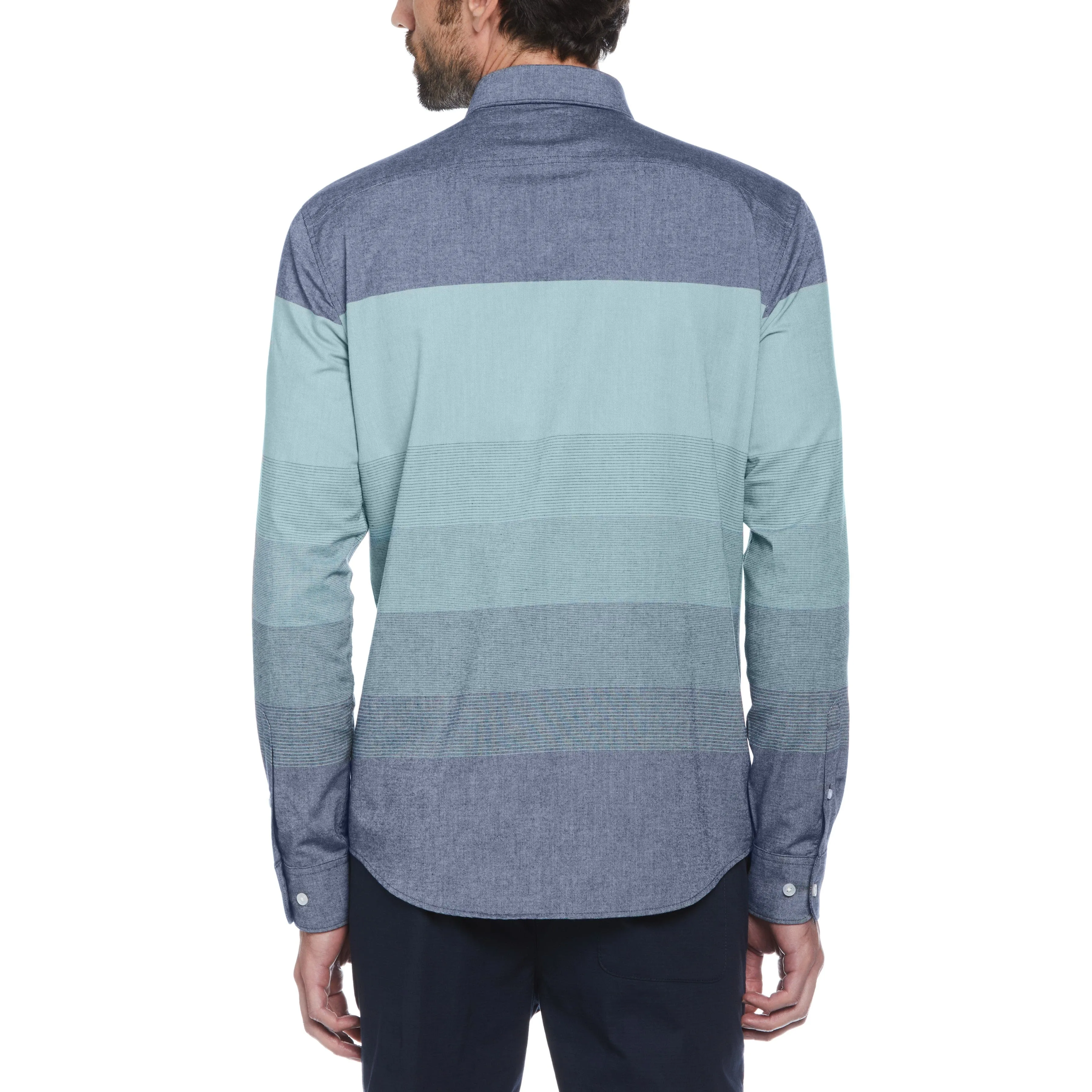 Ombre Color Block Shirt