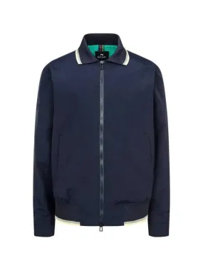 PS nylon zip up Herrington jacket navy