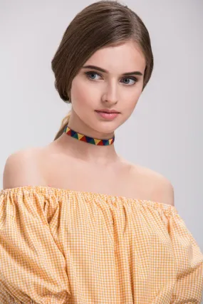 Rasta Choker Necklace