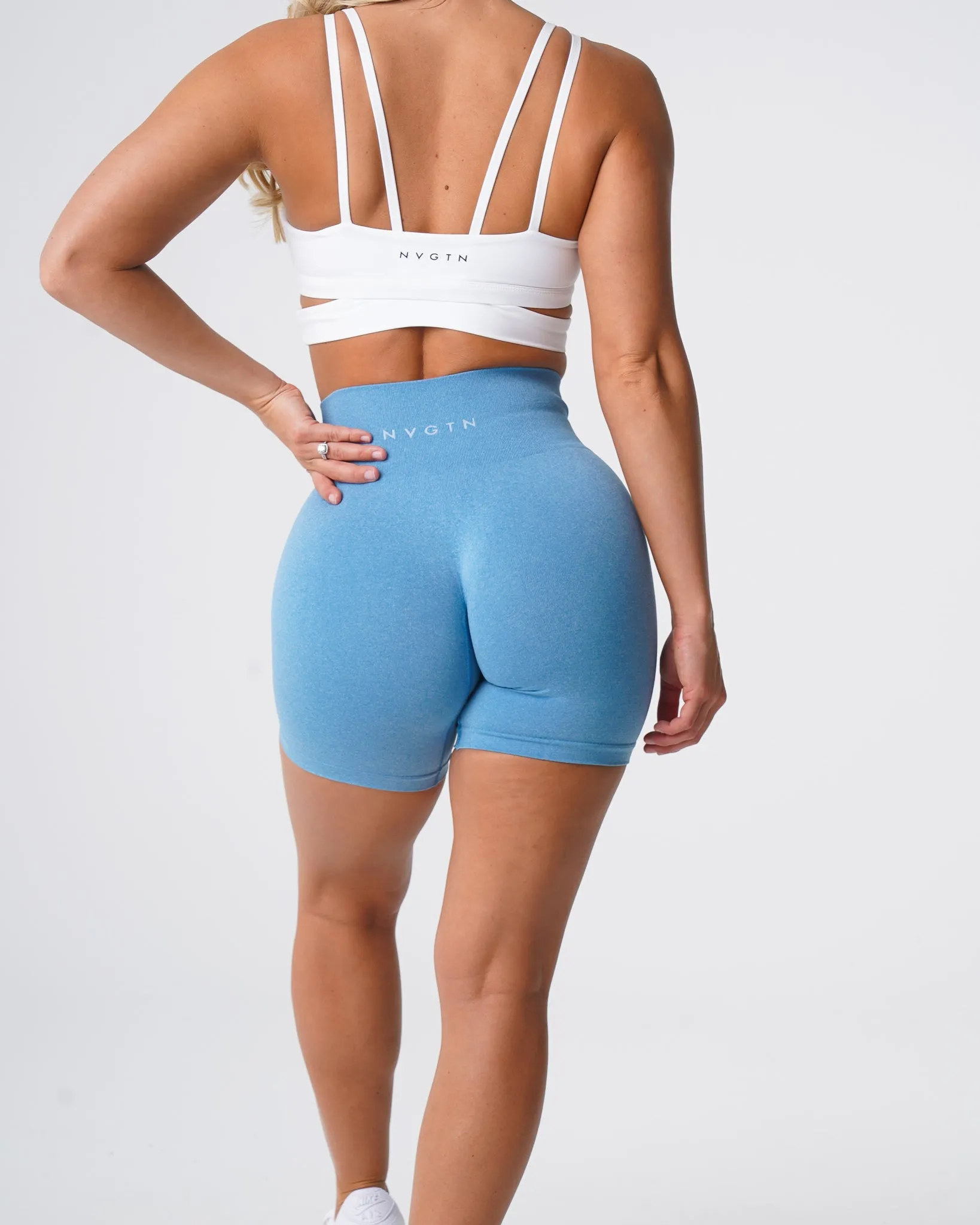 Sky Blue Pro Seamless Shorts