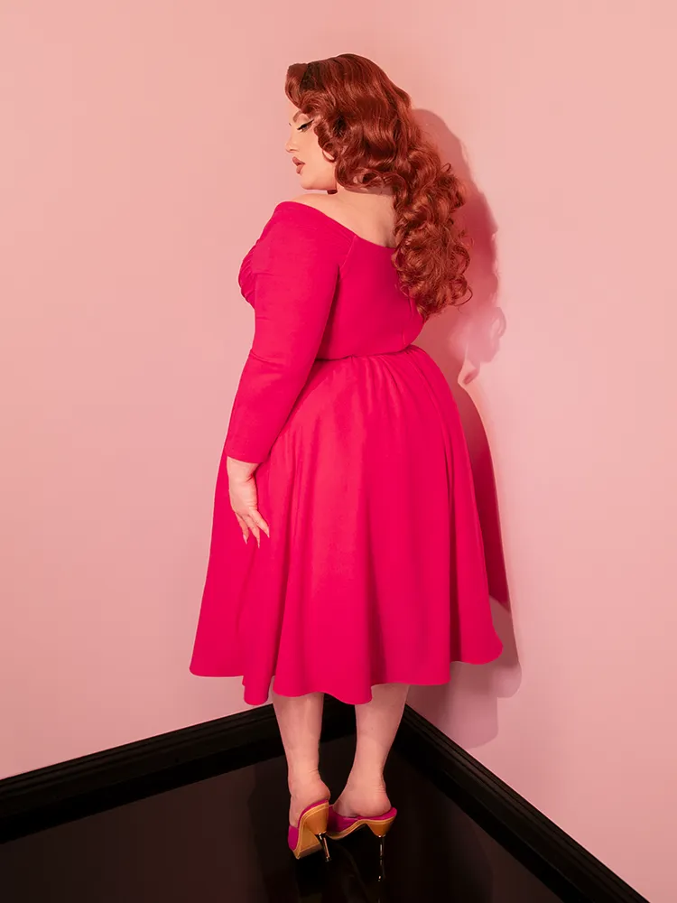 Starlet Swing Dress in Fuchsia - Vixen by Micheline Pitt