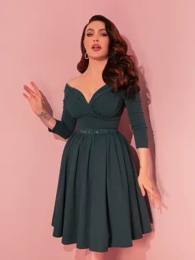 Starlet Swing Dress in Hunter Green - Vixen by Micheline Pitt