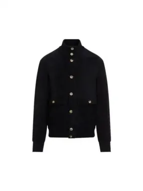 Suede high neck jacket 270313