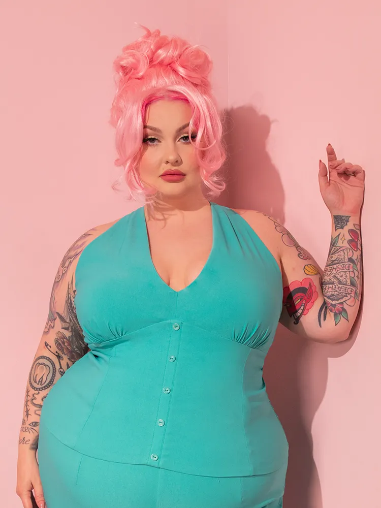 True Romance Top in Turquoise - Vixen by Micheline Pitt
