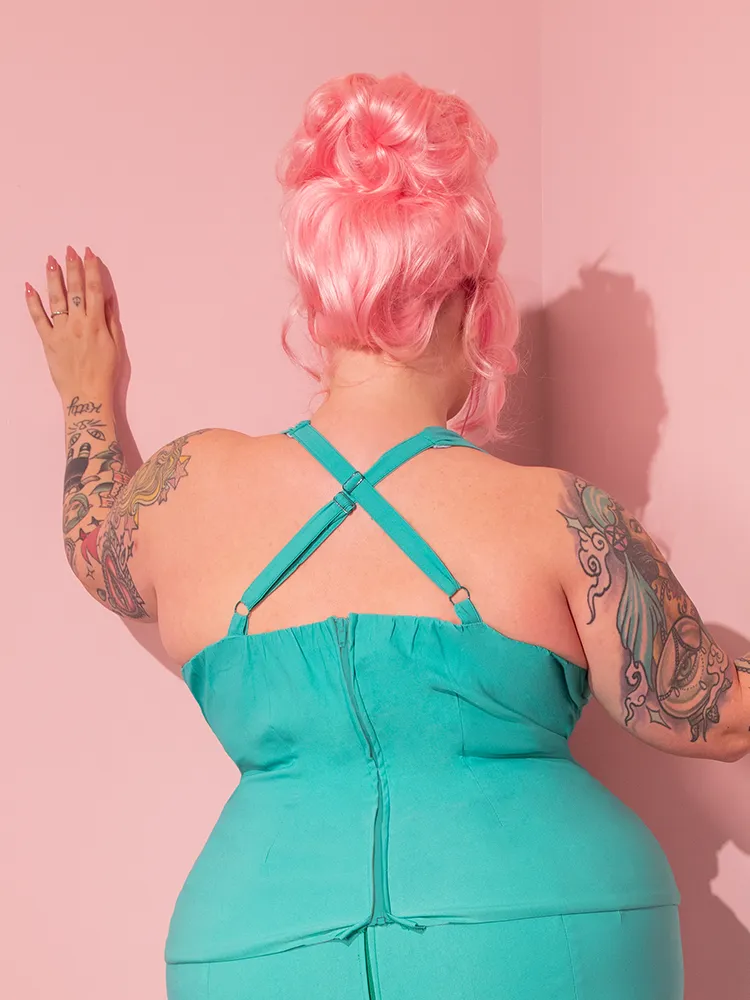 True Romance Top in Turquoise - Vixen by Micheline Pitt