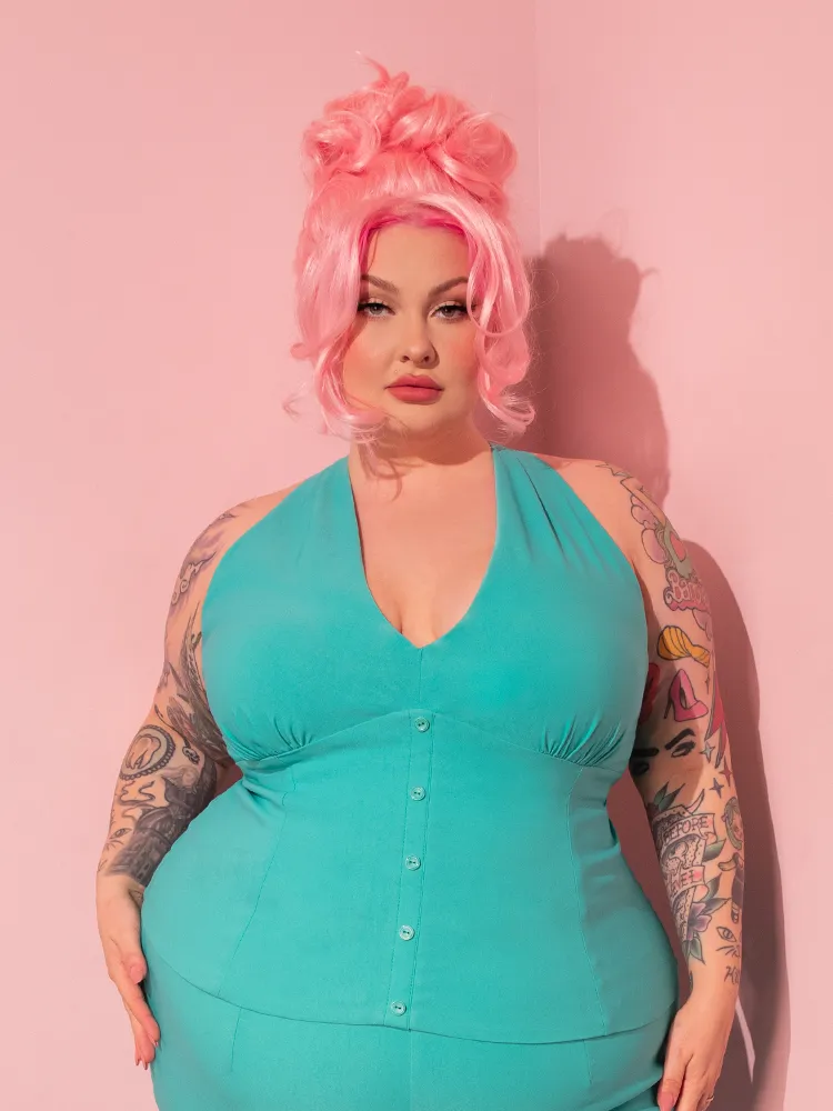 True Romance Top in Turquoise - Vixen by Micheline Pitt