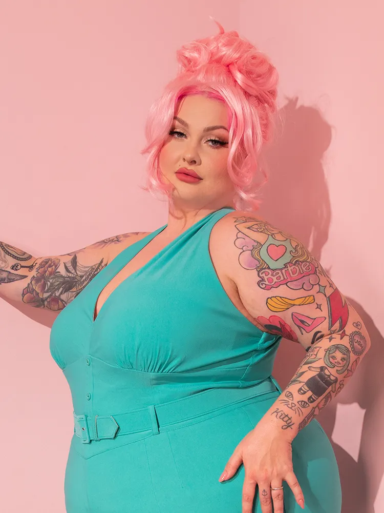 True Romance Top in Turquoise - Vixen by Micheline Pitt