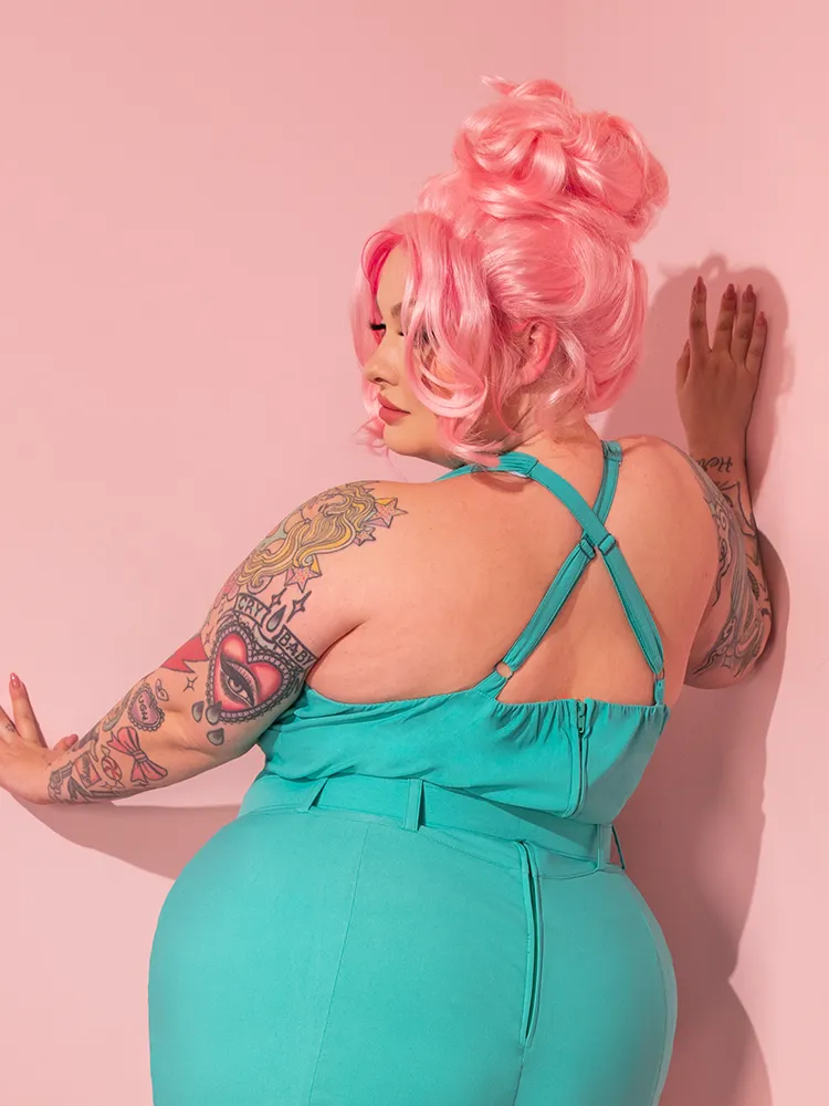 True Romance Top in Turquoise - Vixen by Micheline Pitt