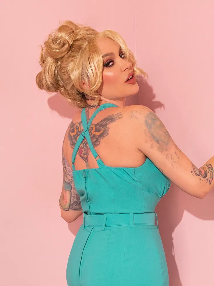 True Romance Top in Turquoise - Vixen by Micheline Pitt