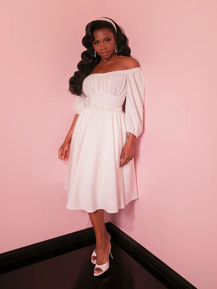 Vacation Dress in Ivory - Vixen by Micheline Pitt