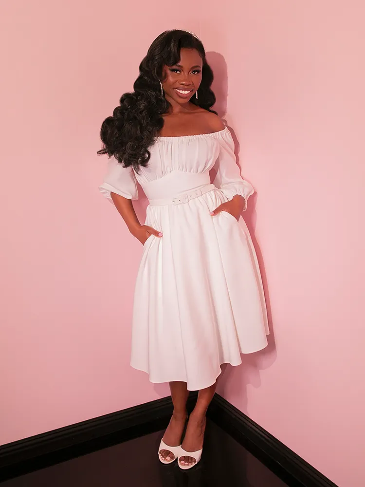 Vacation Dress in Ivory - Vixen by Micheline Pitt