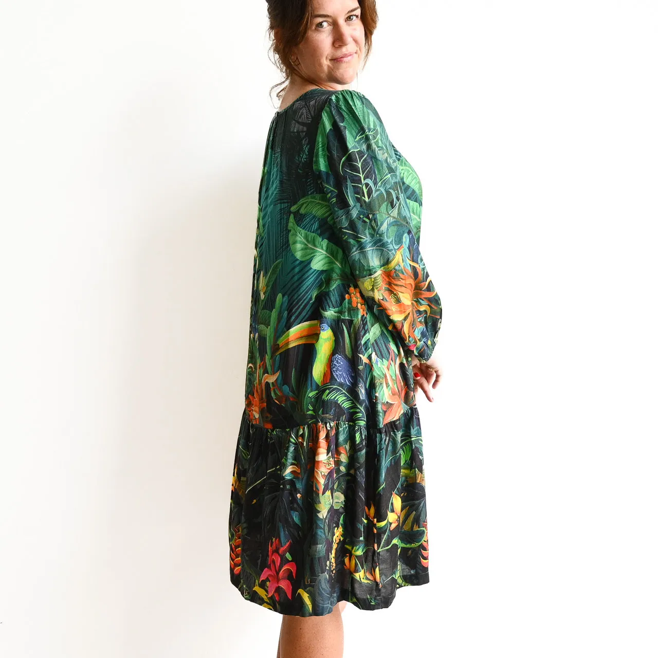 Vogue Drop Waist Dress by Orientique Australia - Amazon - 71482