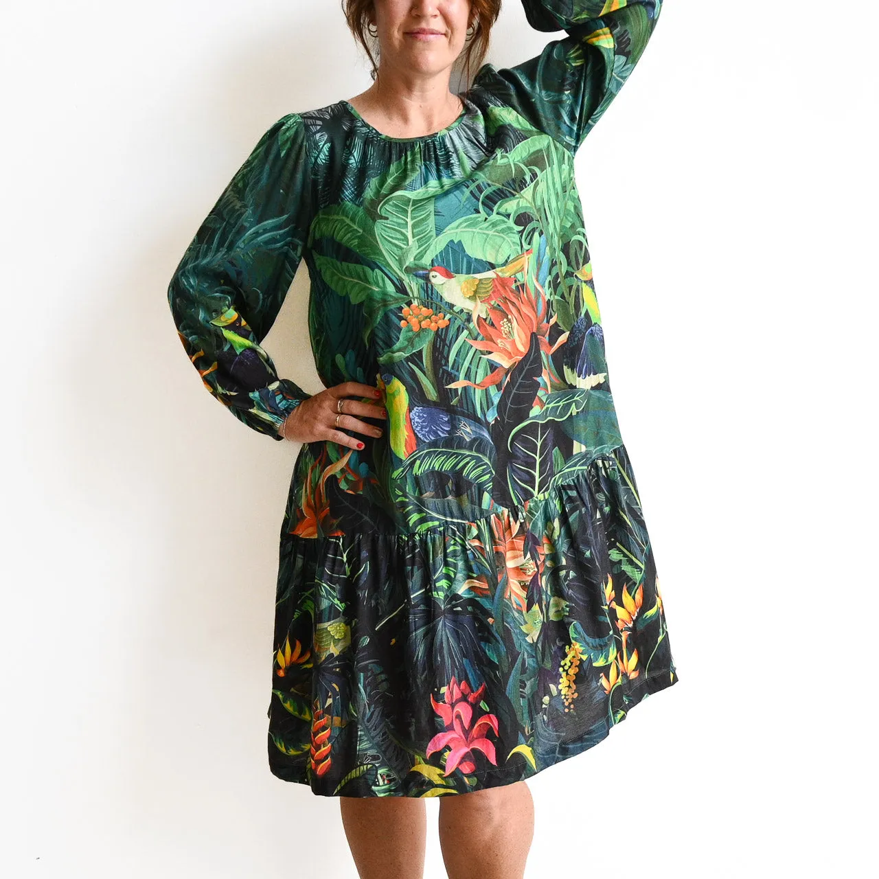 Vogue Drop Waist Dress by Orientique Australia - Amazon - 71482