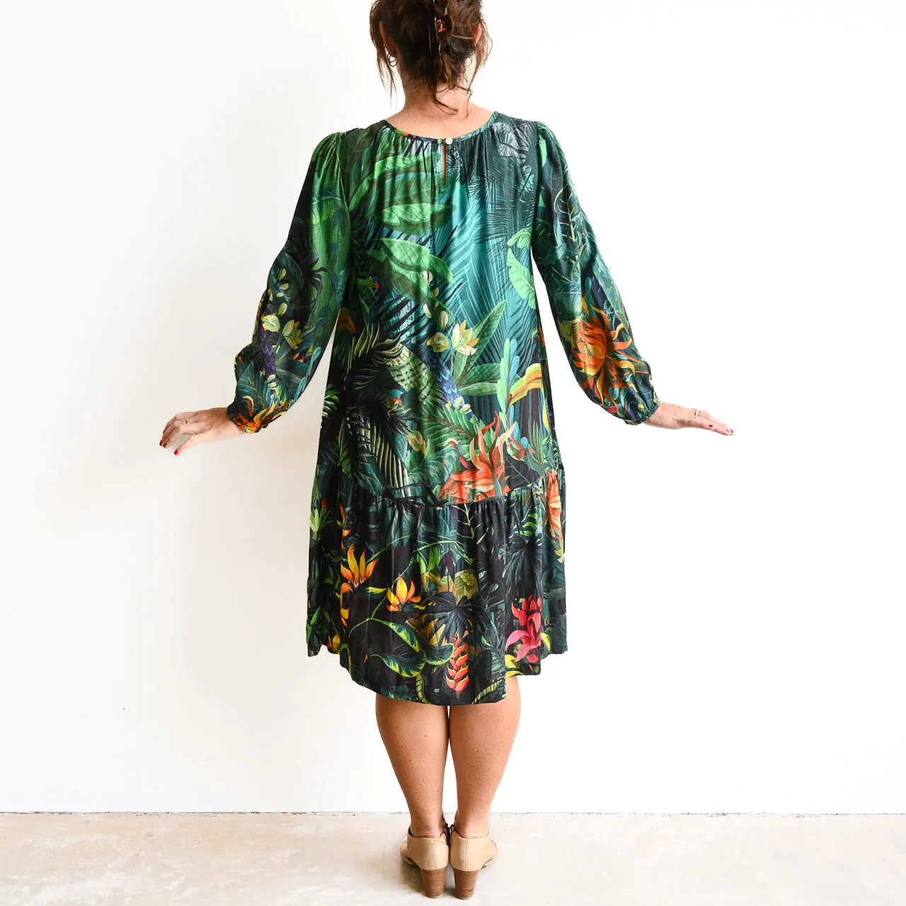 Vogue Drop Waist Dress by Orientique Australia - Amazon - 71482