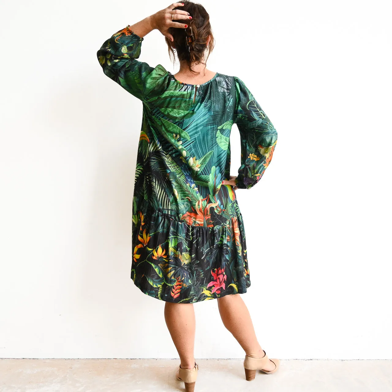 Vogue Drop Waist Dress by Orientique Australia - Amazon - 71482
