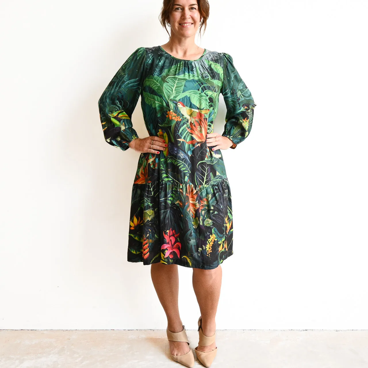 Vogue Drop Waist Dress by Orientique Australia - Amazon - 71482