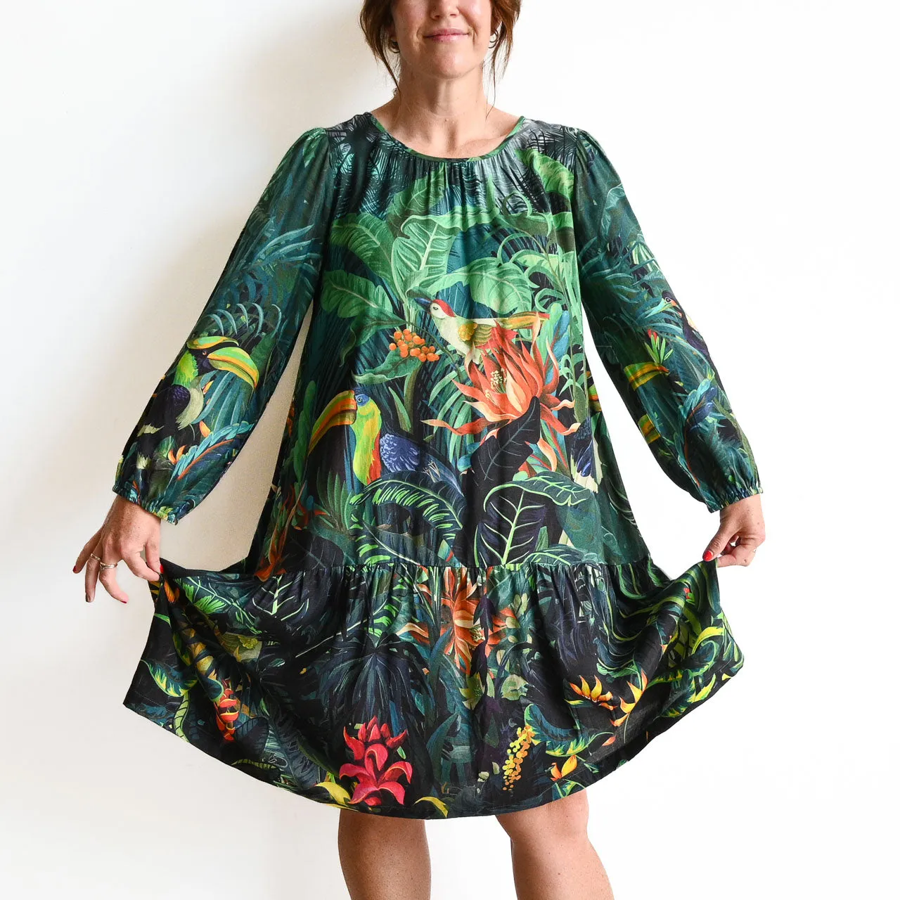 Vogue Drop Waist Dress by Orientique Australia - Amazon - 71482