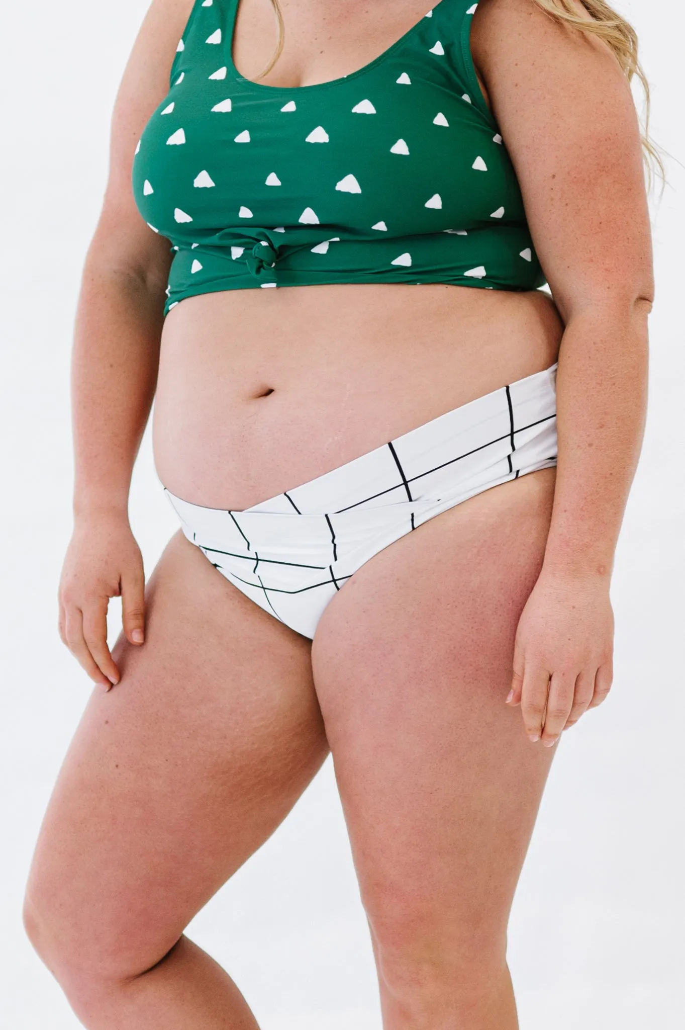 Voyager Bottom | White Windowpane