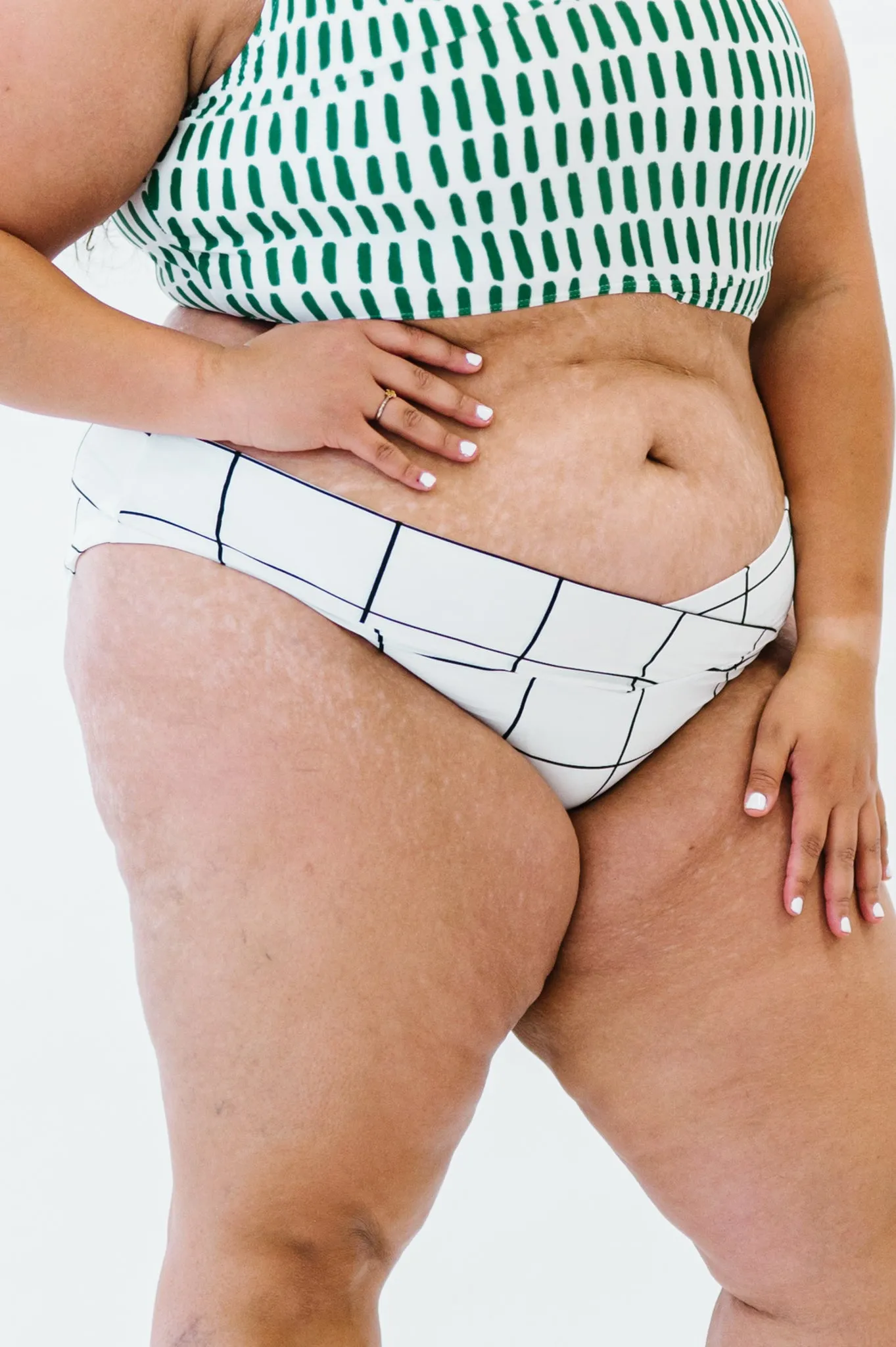 Voyager Bottom | White Windowpane