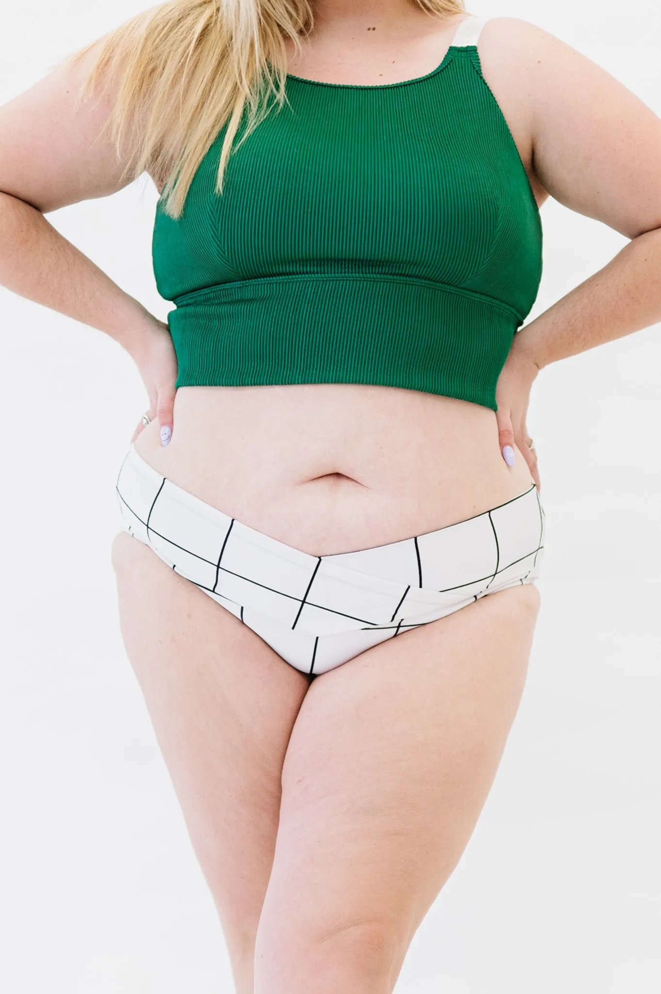 Voyager Bottom | White Windowpane